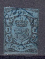 Allemagne Oldenbourg Grand Duche 1858 Yvert 6 Oblitere - Oldenburg