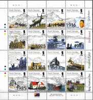 2004 Südgeorgien  Mi. 364-379 **MNH  Ereignisse Der Lokalen Geschichte - Géorgie Du Sud