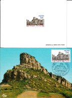 France 1985 Y&T 2388 Sur Feuillet De Luxe Et CM. La Roche De Solutré, Site Préhistorique, Mussée De La Préhistoire - Vor- Und Frühgeschichte