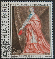 FRANCE Tableau. YVERT N° 1766 (used) Oblitéré//Cardinal Richelieu Par Philippe De Champaigne - Used Stamps