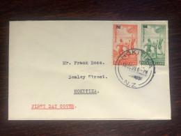 NEW ZEALAND FDC TRAVELLED COVER LETTER 1939 YEAR HEALTH MEDICINE - Storia Postale