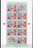 Kampf Gegen Rauchen 1981 CSSR 2638 Kleinbogen O 10€ Anti-Raucherkampagne Verführung WHO-Emblem S/s Bloc Sheetlet Bf CSR - Used Stamps