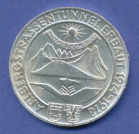 Österreich 100-Schilling Silber-Gedenkmünze 1978, Arlberg-Straßentunnel - Autriche