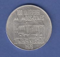 Österreich 100-Schilling Silber-Gedenkmünze 1979, Dom Wiener Neustadt - Autriche