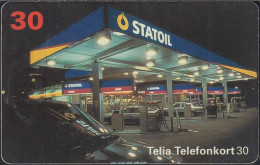 Schweden Chip 080B Statoil Petrol Station - Cars (60111/152) 000793526 - SO3 - 1996.06 - Suecia