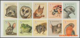 België 2020 - OBP:4936/4945, Stamp - XX - Garden Visitors - Neufs