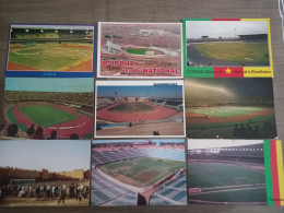 Afrique Lot De 20 Cartes De Stade Pays Différents - Calcio