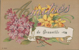 50 GRANVILLE - UNE PENSEE - UN BAISER - AMITIES - SOUVENIR - UN BONJOUR DE GRANVILLELES - LOT DE 5 CPA - SUPERBE - Granville