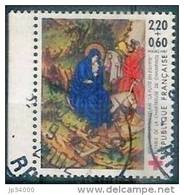 FRANCE Croix Rouge. YVERT N°2498a (used) Oblitéré. Timbre Provenant Du Carnet - Gebruikt