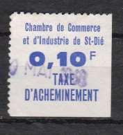 France Timbre De Grève Mai 1968 Saint- Dié - Marche Da Bollo