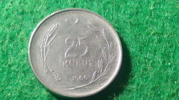 TÜRKİYE 1963   25   KURUŞ - Turquie