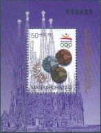 B3922d Hungary Summer Olympic Barcelona Architecture Cathedral Tourism Medal S/S MNH - Neufs