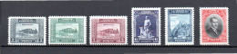 Turkey 1929 Set "Latin Wrinting" Kemal Stamps (Michel 885/90) MLH - Unused Stamps