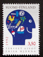 FINLANDIA SALUD 1992 Yv 1134 MNH - Unused Stamps