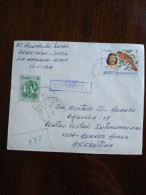 2 Reg Letter Cuba Argentina.tehuelche Native.bird.sarmiento.orchid.yv2960.2789..e8 Reg Post Conmem 1 Or 2 Pieces. - Cartas & Documentos