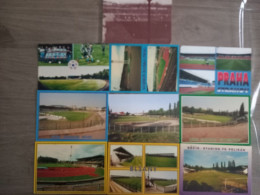 Rep.Tcheque Lot De 10 Cartes De Stade - Calcio