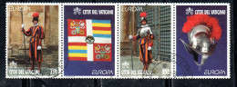 CITTÀ DEL VATICANO VATICAN VATIKAN 1997 EUROPA CEPT STORIA E LEGGENDE STRISCIA SERIE STRIP SET USATA USED OBLITERE' - Used Stamps