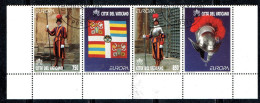 CITTÀ DEL VATICANO VATICAN VATIKAN 1997 EUROPA CEPT STORIA E LEGGENDE STRISCIA SERIE STRIP SET USATA USED OBLITERE' - Used Stamps