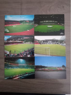 Norvège Lot De 6 Cartes De Stade - Calcio