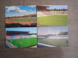 Roumanie Bucarest 4 Cartes De Stade - Calcio