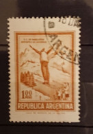 Argentine -  Saut à Ski - Timbre Oblitéré - Gebraucht