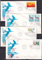 USA 1972/77 10 UN Covers First Fay Issue 15830 - Cartas & Documentos