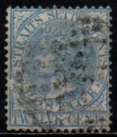 STRAITS SETTLEMENTS 1867-82 O FIL CC - Straits Settlements