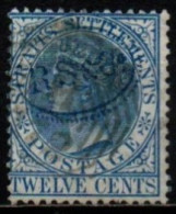 STRAITS SETTLEMENTS 1867-82 O FIL CC - Straits Settlements