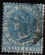 STRAITS SETTLEMENTS 1867-82 O FIL CC - Straits Settlements