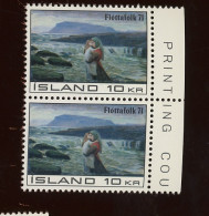 1971 Pour Les Réfugiés.  Yv. 403. X 2 Ex.  Tableau Islandais - Unused Stamps