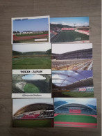 Japon 8 Cartes De Stade - Calcio