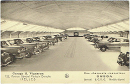 Bruxelles/Ixelles. Garage H.Vigneron, Avenue Médecin Derache. Voitures Américaines. Charpente OMEGA - Ixelles - Elsene