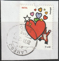 Fragment - Postmark LAMEGO -|- Mundifil Nº 3907 . Natal - Gebruikt