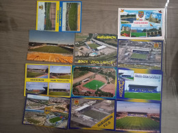 Gueugnon Stade Laville Lot De 11 Cartes - Calcio