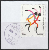 Fragment - Postmark ALCOCHETE . 2016 -|- Mundifil Nº 4217 Jogos Paralimpicos - Usado