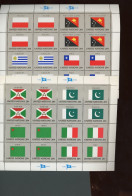 Feuillets Yv.  416 / 431** Drapeaux Des Etats, Flags  In Miniature Sheets (bureau New York), - Unused Stamps