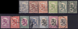 YT 109 à 120 - Used Stamps