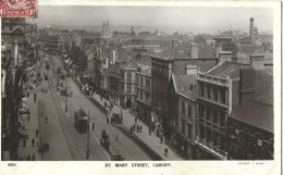 Pays-de-Galles - Carte Postale - St-Mary Street, Cardiff - Glamorgan