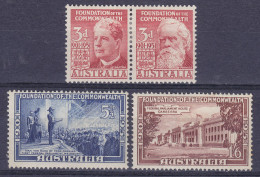 Australia 1951 Mi. 209-12, Commonwealth Of Australia Complete Set, MH* - Ongebruikt