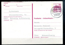 ALLEMAGNE - Ganzsache (Entier Postal) Michel P 137B (Schwaig B. Nornberg Nach Braunschweig) - Cartes Postales - Oblitérées