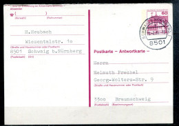 ALLEMAGNE - Ganzsache (Entier Postal) Michel P 137B (Schwaig B. Nornberg Nach Braunschweig) - Postkarten - Gebraucht