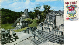 GUATEMALA TIKAL Giant Jaguar Temple Nice Stamp  - Guatemala
