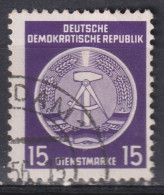 Allemagne Orientale 1954 - Service YT 6 (o) - Gebraucht