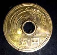 JAPAN - 5 YEN, 1989 - Heisei - KM 96.1, Perfect, Agouz - Japón