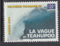 2001 French Polynesia Surfing Waves Teahupoo Complete Set Of 1 MNH - Neufs