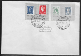 Netherlands. FDC Sc. B535-B538.   International Stamp Exhibition Amphilex '77. Amsterdam, May 26-June 5, 1977 - Cartas & Documentos