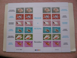 WALLIS ET FUTUNA    P32/317 * *     FAUNE  MARINE    COQUILLAGES  LEFEUILLET - Ongebruikt