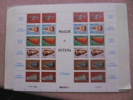 WALLIS ET FUTUNA    P306/311 * *     FAUNE  MARINE    COQUILLAGES  LEFEUILLET - Unused Stamps