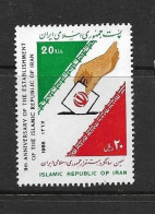 IRAN 1988 ANNIVERSAIRE DE LA REPUBLIQUE YVERT N°2056 NEUF NG - Iran