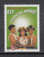 2002 French Polynesia World Cup Football Complete Set Of 1 MNH - Neufs